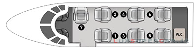 Floorplan Citation CJ3