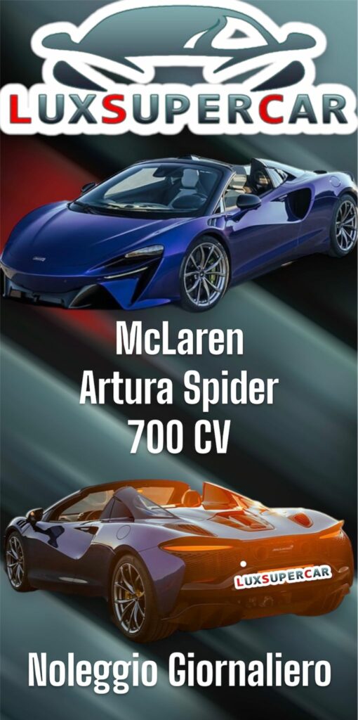 Noleggio McLaren Artura Spider